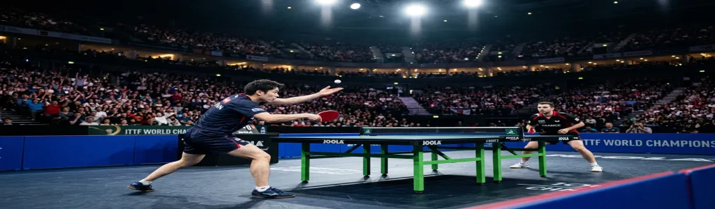 Bordtennisspelare i VM-match